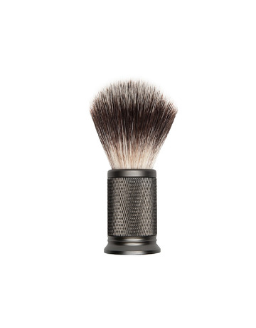 Depot No. 734 Pennello da barba vintage in metallo antracite