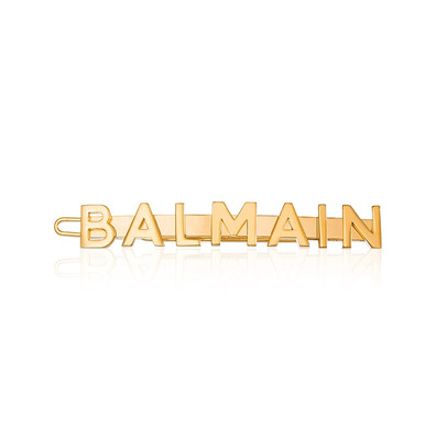 Balmain Edizione Limitata Logo fermaglio per Capelli SS20