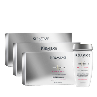 Kerastase Anti-Hair Loss Specifique Aminexil 3 scatole + Shampoo