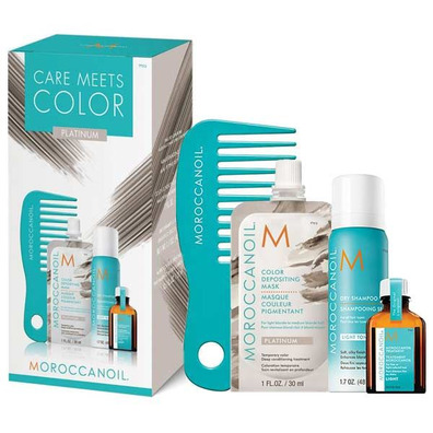 Pacchetto per la cura del colore Moroccanoil Platinum