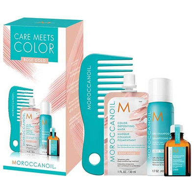 Pacchetto per la cura del colore Moroccanoil Rose Gold